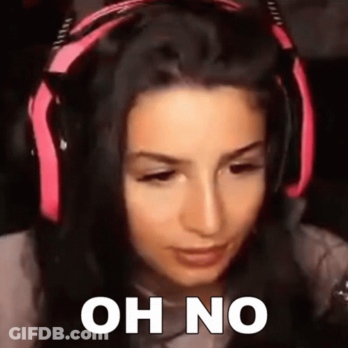 Woman Wearing Headphones Making Funny Face GIF