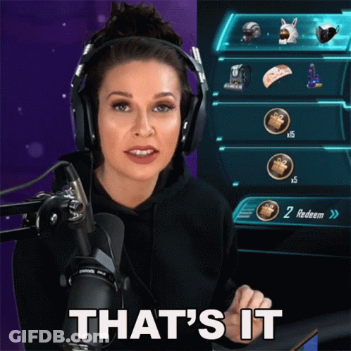 Woman Wearing Headphones Saying That GIF