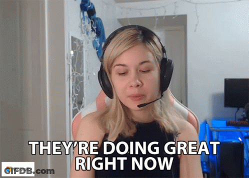 Woman Wearing Headphones With Microsoft Logo GIF