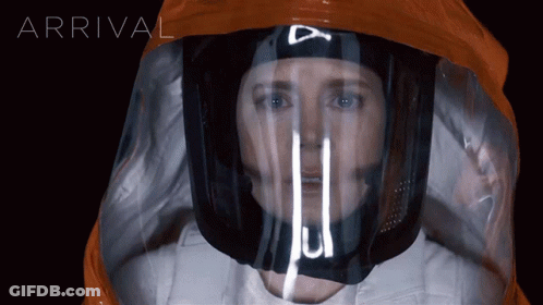 Woman Wearing Helmet With Letter A GIF