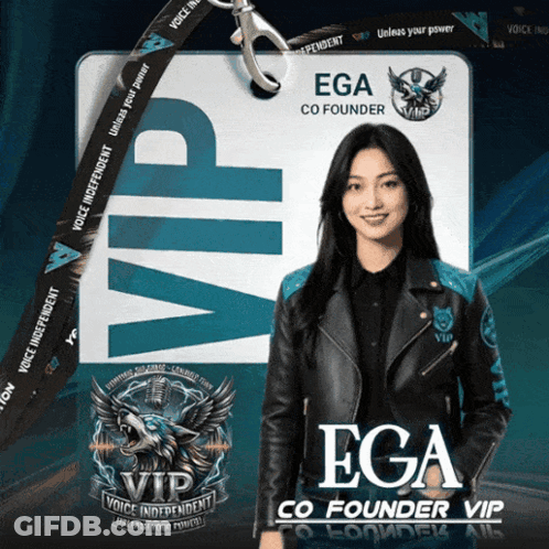 Woman Wearing Lanyard Saying Natali GIF