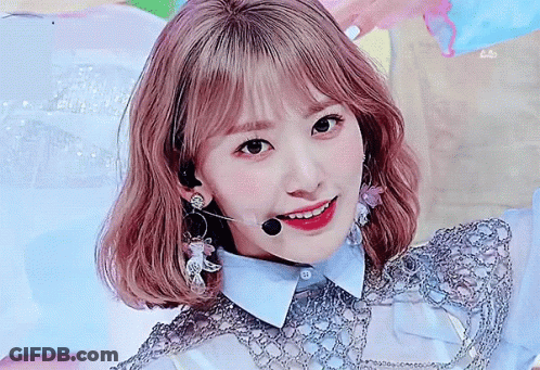 Woman Wearing Microphone Close Up GIF