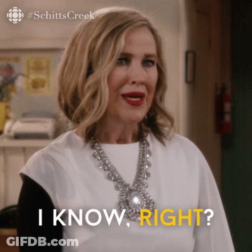 Woman Wearing Necklace And White Shirt Says I Know Right GIF