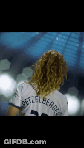 Woman Wearing Petzelberger Jersey GIF