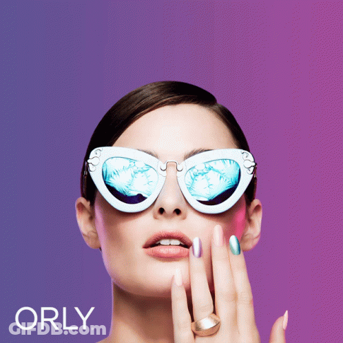 Woman Wearing Sunglasses And Ring Says I Love It Orly GIF