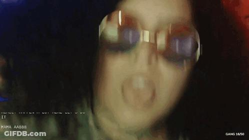Woman Wearing Sunglasses Mama A8888 GIF