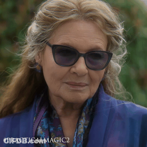 Woman Wearing Sunglasses #PracticalMagic2 GIF