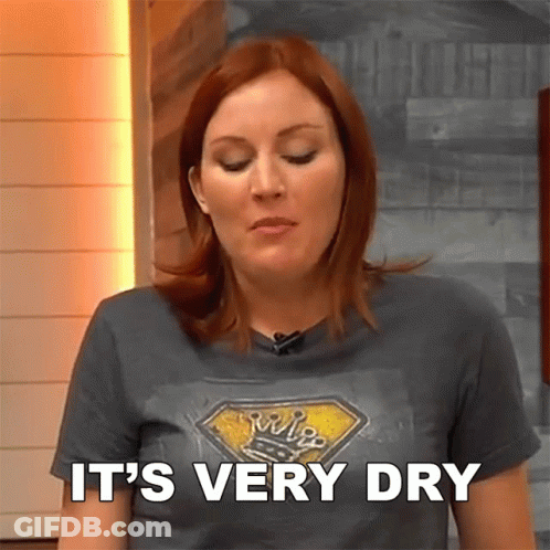 Woman Wearing Very Dry T-Shirt GIF