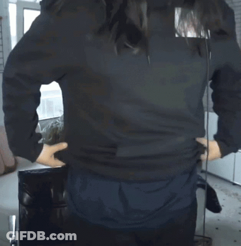 Woman Wearing Vrensack Shirt GIF