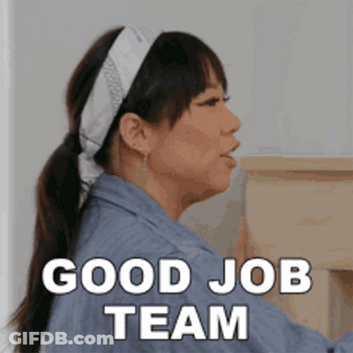 Woman White Headband Great Work GIF