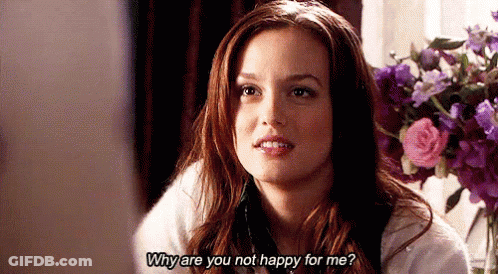 Woman Why Are You Not Happy For Me GIF