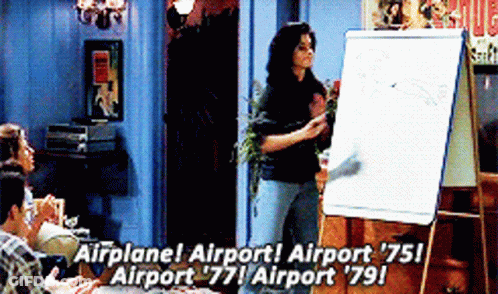 Woman With Airplane Airport 75 77 79 GIF