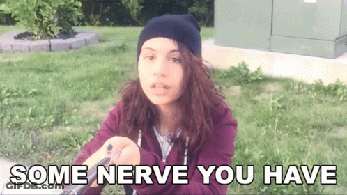 Woman With Backpack Asking For Doctor GIF