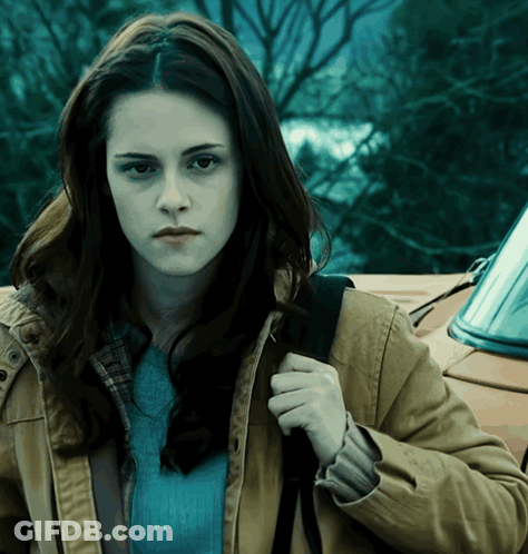 Woman With Backpack Next To Car GIF