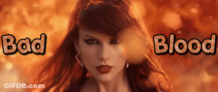 Woman With Bad Blood Text GIF