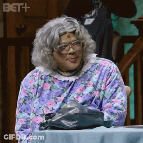 Woman With BET Logo GIF
