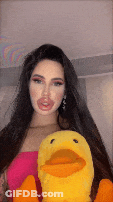 Woman With Black Lipstick At Ouija Board GIF