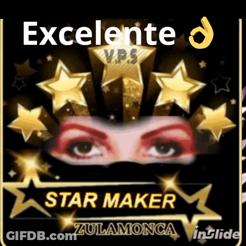 Woman With Black Star GIF