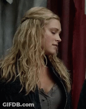 Woman With Blonde Hair And Leather Jacket GIF