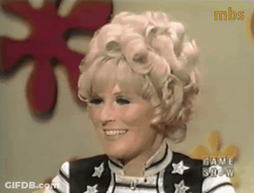 Woman With Blonde Hair Smiling GIF