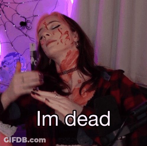 Woman With Blood On Face Giving Thumbs Up GIF