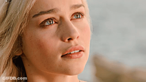 Woman With Blue Eye Close Up GIF