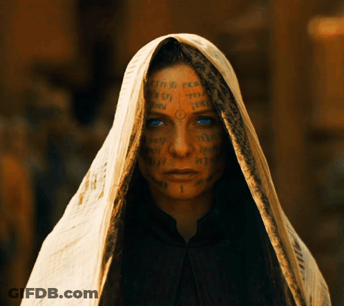 Woman With Blue Eyes And Veil GIF