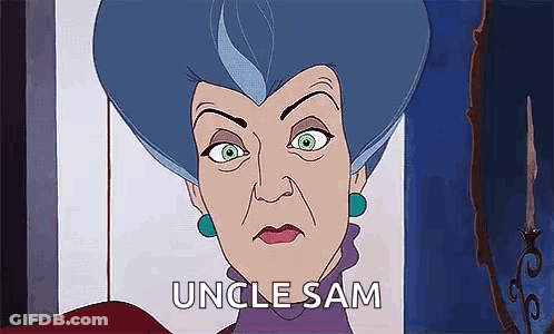 Woman With Blue Hair And Green Eyes Talking GIF
