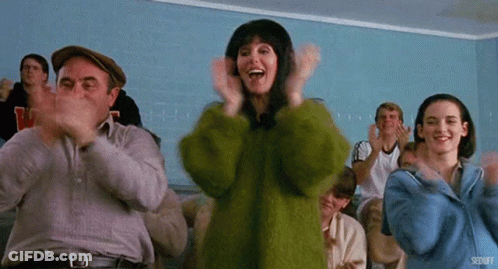 Woman With Blue Hair Whos Leni GIF