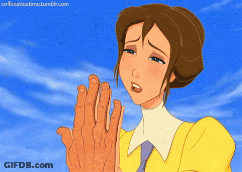 Woman With Blue Sky Coffeeateatime.tumblr.com GIF
