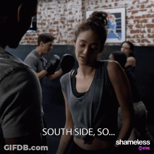 Woman With Boxing Gloves Talking GIF