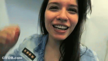Woman With Braces Smiling Chicago Patch GIF