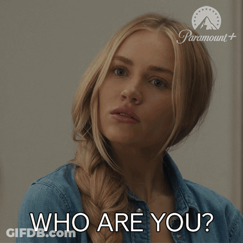 Woman With Braided Hair Asking Who Are You GIF