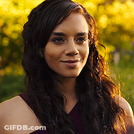 Woman With Braids Close Up GIF