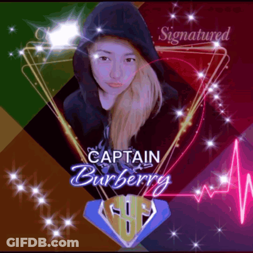 Woman With Captain Burberry GIF
