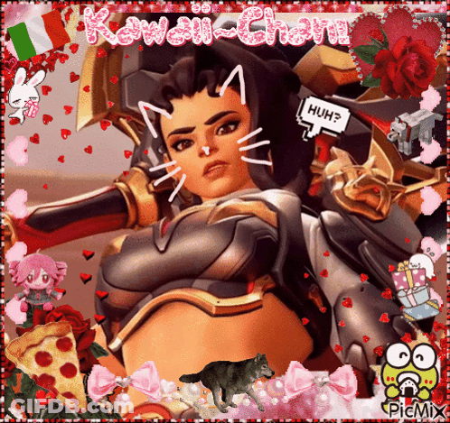 Woman With Cat Ear Saying Huh GIF