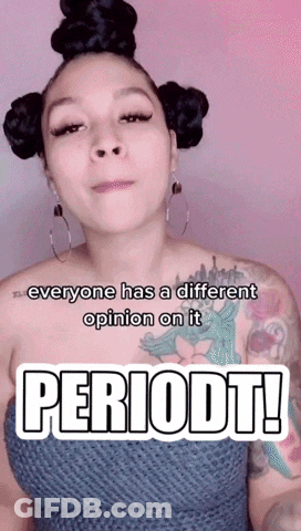 Woman With Chest Tattoo Says Everyone Has Different Opinion GIF