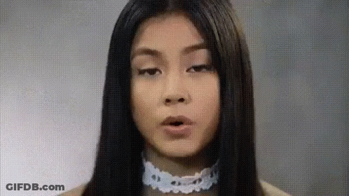 Woman With Choker Necklace GIF
