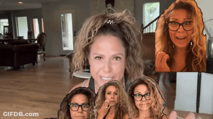 Woman With Crazy Hair Not Good Look GIF