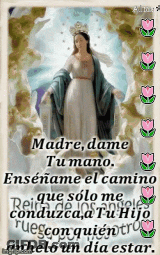 Woman With Crown Madre Dame Tu Mano GIF