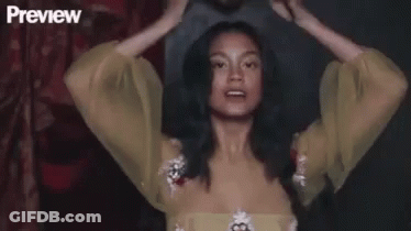 Woman With Crown Smiling Making Funny Face GIF