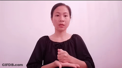 Woman With Curly Hair Making Funny Face Tisienia GIF
