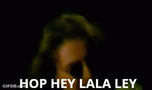 Woman With Curly Hair Says Don't Look At That GIF