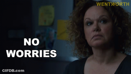 Woman With Curly Hair Says No Worries GIF