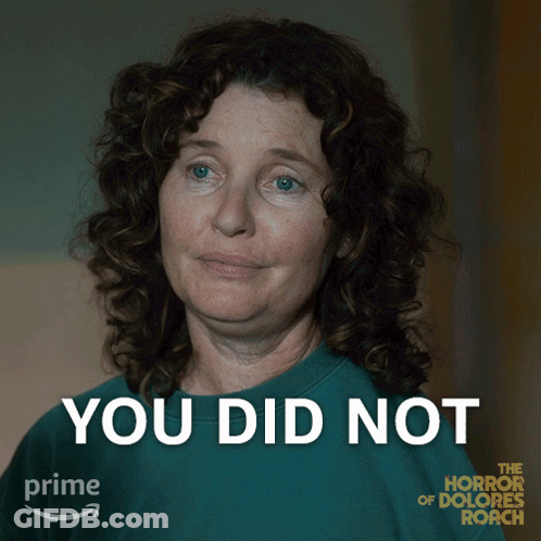 Woman With Curly Hair Says You Did Not GIF