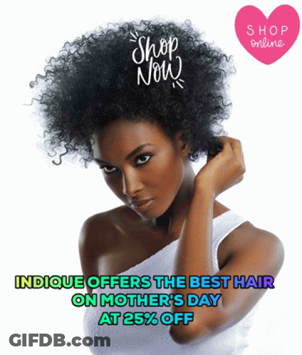 Woman With Curly Hair Shop Now GIF