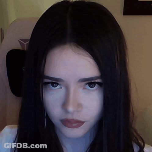 Woman With Dark Hair GIF
