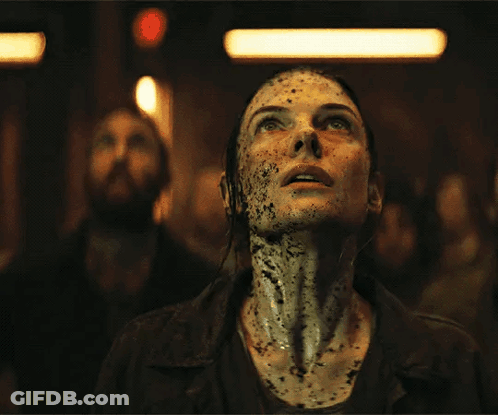 Woman With Dirt On Face GIF