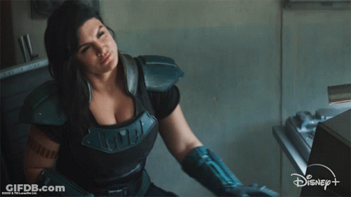 Woman With Disney Logo GIF