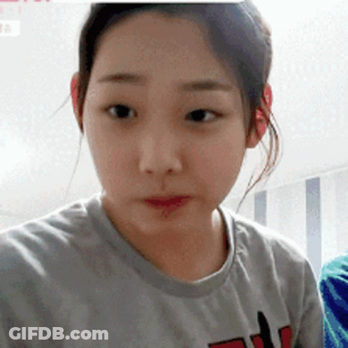 Woman With Dots On Eyelashes GIF